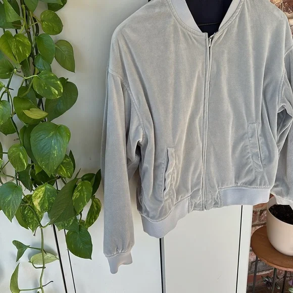 earth music ecology Reversible Bomber Jacket